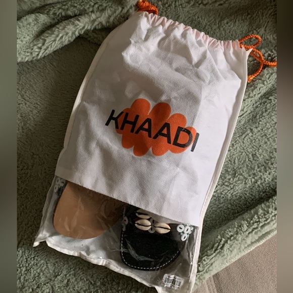 Khaadi Black with Colourful Detail Sandals - Picture 2 of 5